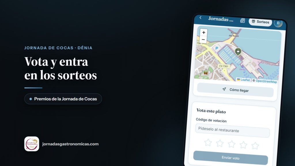 Los sorteos de la Jornada de Cocas de Denia