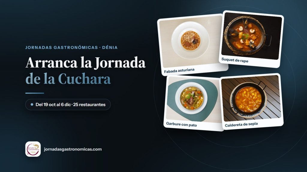 Arranca la Jornada de la Cuchara en Dénia, del 19 de octubre al 6 de diciembre