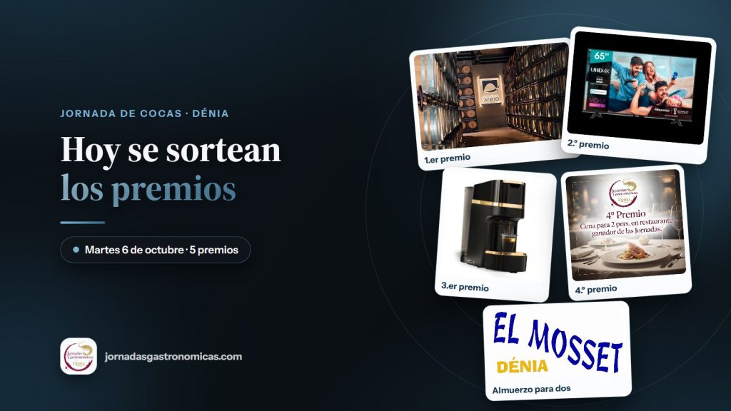 Hoy se sortean los premios de la Jornada de Cocas de Dénia